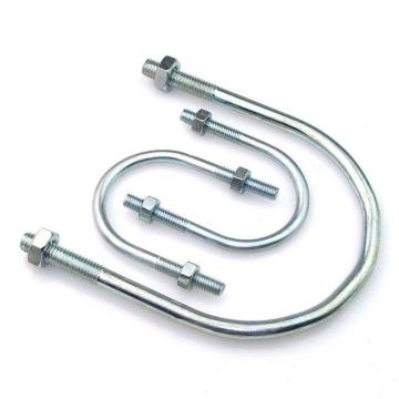 哈德威 U型螺栓帶2個螺母，M10-22，4分，鍍鋅